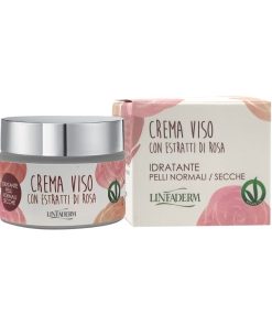 Crema Viso Idratante con Rosa Canina I Linfaderm