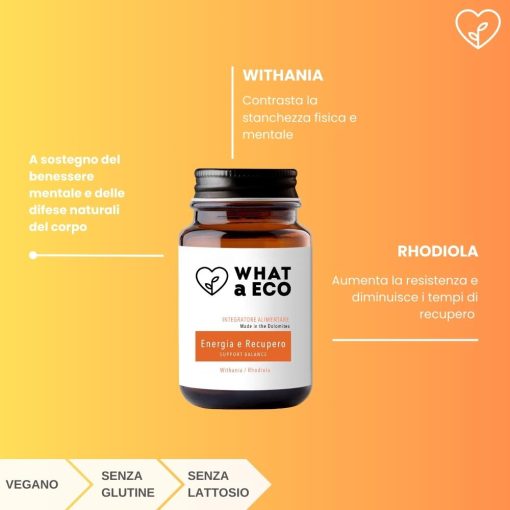 ENERGIA E RECUPERO 50 caps | Integratore a base di Withania e Rhodiola - immagine 3