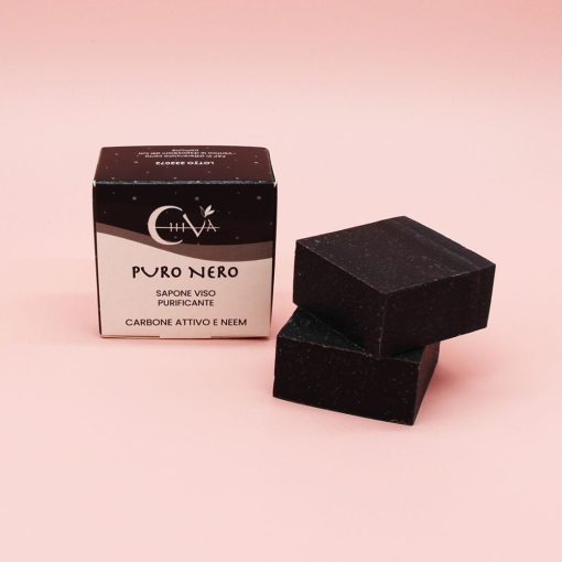 Detergente Viso Pulizia Profonda - Puro Nero 70gr I Chiva