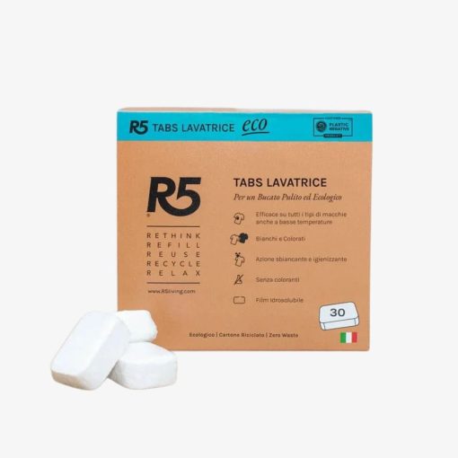 KIT ECO LAVATRICE | Detersivo lavatrice in pastiglie, Profumatore per bucato, Sapone di Marsiglia BIO - immagine 3