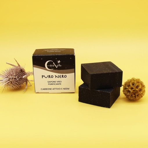 Detergente Viso Pulizia Profonda - Puro Nero 70gr I Chiva - immagine 2