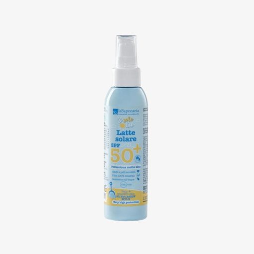 KIT SOLARE SENSITIVE | Latte solare 50+, Acqua solare spray rinfrescante, Gel lenitivo doposole - immagine 3