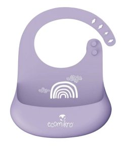 Bavaglino In Silicone con Tasca - L'arcobaleno | Ecomikro