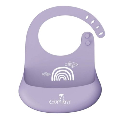 Bavaglino In Silicone con Tasca - L'arcobaleno | Ecomikro