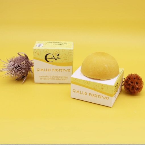 Shampoo Idratante con Fico D'India - Giallo Positivo 55gr I Chiva - immagine 2