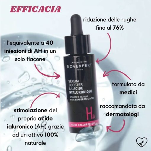 Siero viso Supremo rimpolpante e rassodante Acido Ialuronico 30ml | Novexpert - immagine 2