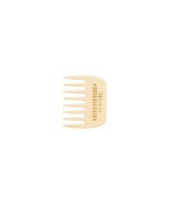 Pettine piccolo in legno naturale a denti radi