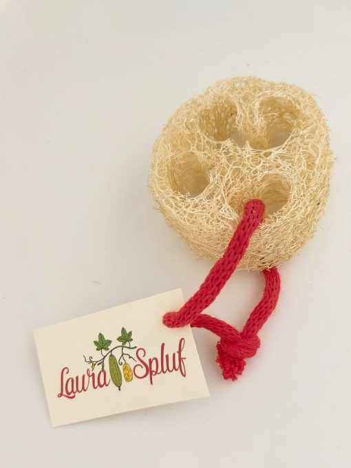 Posa sapone in luffa disco da 3 cm