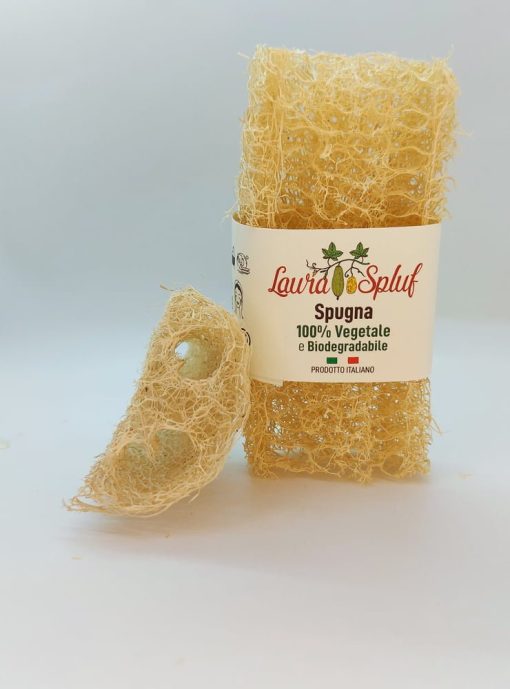 Trancio di luffa da 14 cm