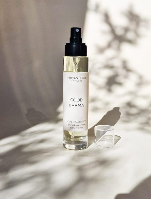 Spray Ambiente/Tessuti 100ml - agrumi siciliani, bergamotto, basilico - GOOD KARMA | Human Hero Candles