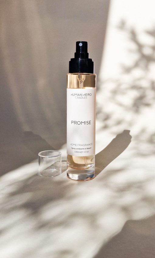 Spray Ambiente/Tessuti 100ml - fave di tonka, mirra, cuoio - PROMISE | Human Hero Candles