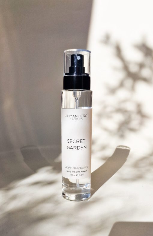 Spray Ambiente/Tessuti 100ml - bergamotto, pera, orchidea - SECRET GARDEN | Human Hero Candles