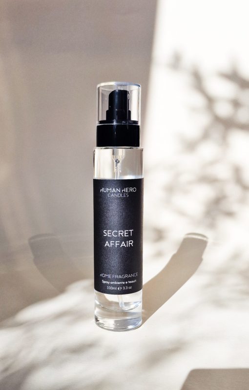 Spray Ambiente/Tessuti 100ml - limone, menta, cognac - SECRET AFFAIR | Human Hero Candles