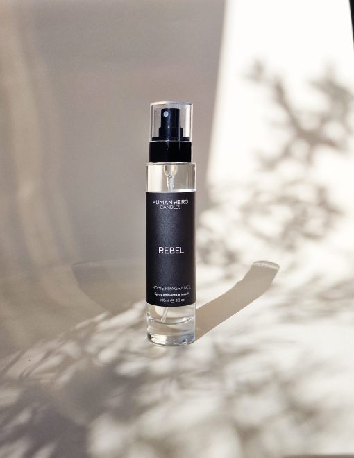 Spray Ambiente/Tessuti 100ml -timo, gelsomino, legno- REBEL | Human Hero Candles