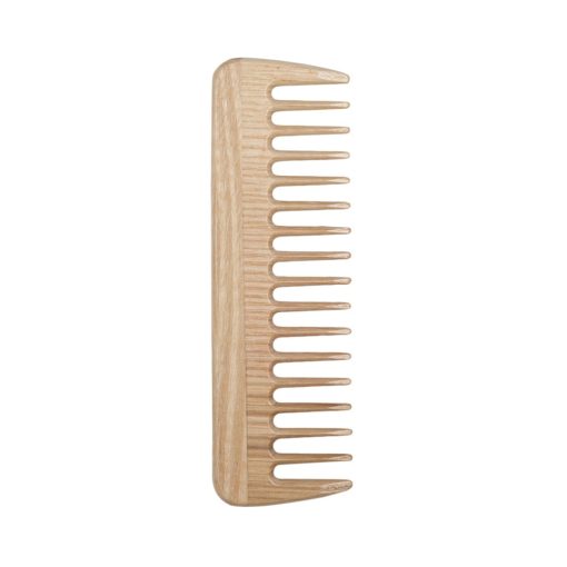 Pettine piccolo in legno a denti radi - immagine 2