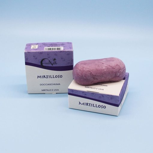 Docciaschiuma Emolliente con Mirtillo e Uva - Mirtilloso 70g I Chiva