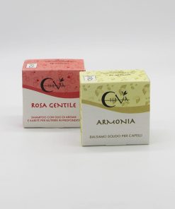 Kit Shampoo e Balsamo Nutriente Idratante - Due per Te Gentile 95gr I Chiva