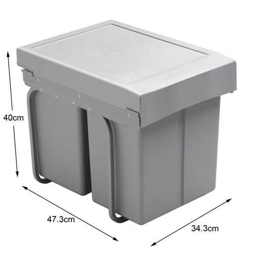 Gollinucci Pattumiera ad Estrazione Frontale 2x21L - immagine 3