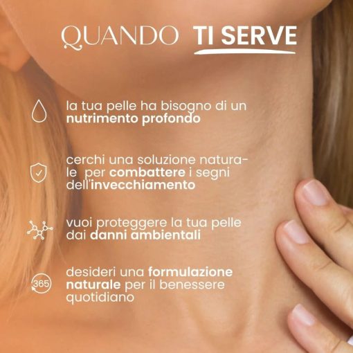Siero Viso ANTIAGE Nutriente - Pelle Secca I Senso Naturale - immagine 3