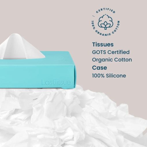 Scatola con 18 fazzoletti riutilizzabili | LastTissue Box - immagine 4