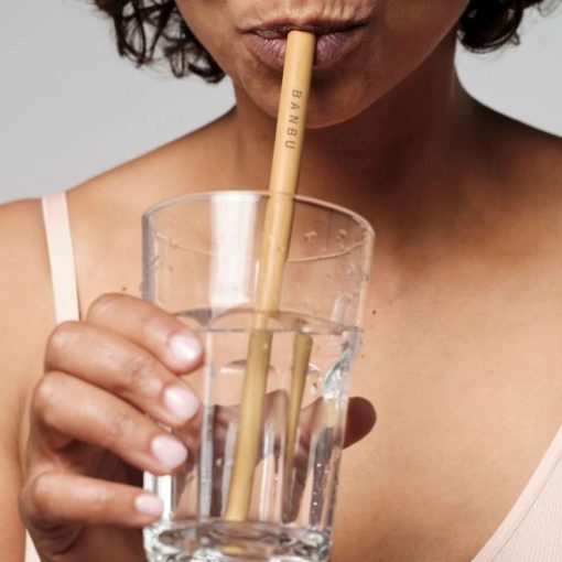 Cannucce Riutilizzabili in Bambù Set 4x | Banbu
