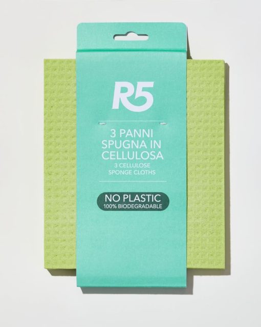 Panni spugna in cellulosa vegetale | 3 pezzi