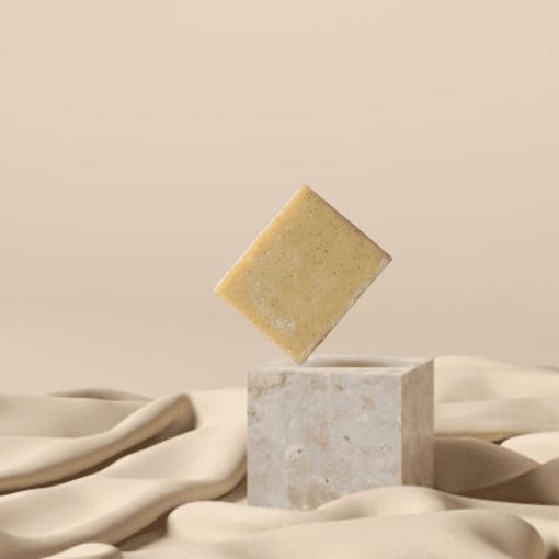 Bagnoschiuma solido energizzante allo zenzero con effetto scrub