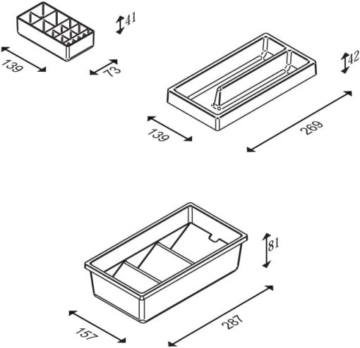 Gollinucci KIT ONDA | Kit di Accessori per Cassetto in ABS - immagine 5