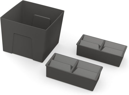 Gollinucci ONDABOX | Kit di Scatole Contenitore Multiuso Removibili in ABS