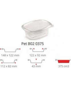 Ovalino pet cc375 pezzi 100 b02 contital