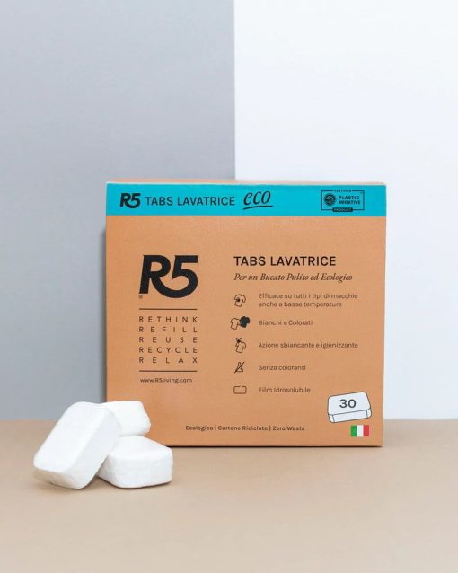 Eco Tabs Lavatrice 30 lavaggi | 100% tensioattivi vegetali