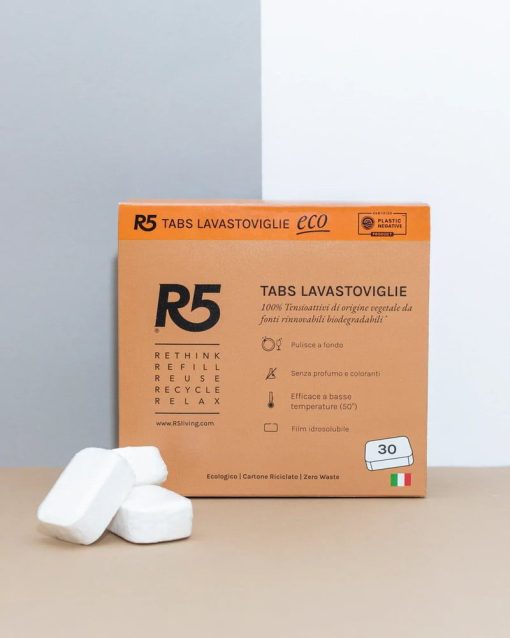 Eco Tabs Lavastoviglie 30 lavaggi | 100% tensioattivi vegetali