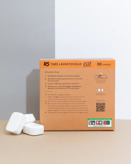 Eco Tabs Lavastoviglie 30 lavaggi | 100% tensioattivi vegetali - immagine 3
