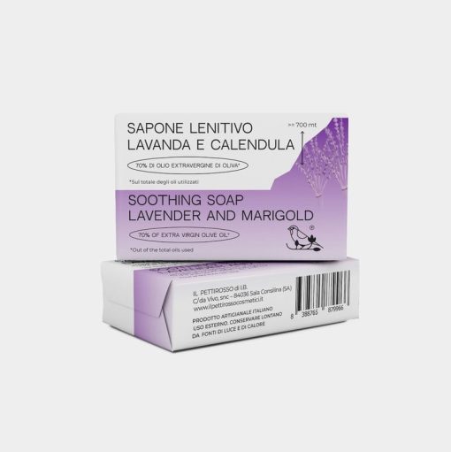 Sapone lenitivo lavanda e calendula - 100gr