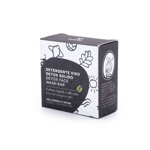 Detergente viso 70g - carbone vegetale e caffè verde | Tukiki - immagine 3