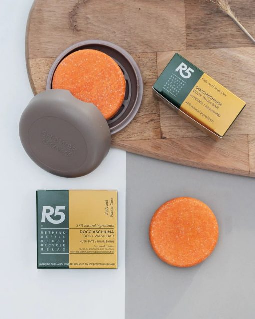 Kit 2 x Docciaschiuma Nutriente Solido + 1 porta sapone solido