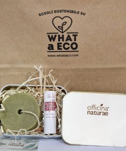 Kit Regalo da Viaggio Plastic free | Shampoo solido e burro labbra