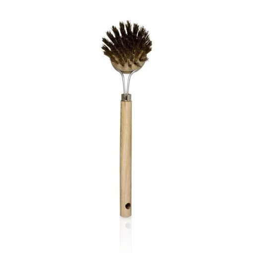 Spazzola per griglia con manico in legno e metallo | Officina Naturae