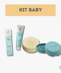 KIT BABY | Crema solare Baby, Doccia Shampoo delicato, Portashower