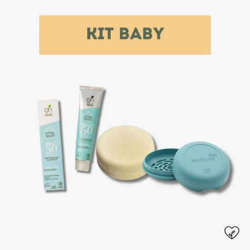 KIT BABY | Crema solare Baby, Doccia Shampoo delicato, Portashower