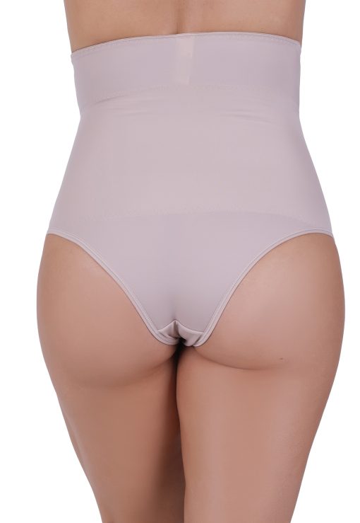 Mutanda Ghana Modellante a Vita Alta Beige - immagine 2
