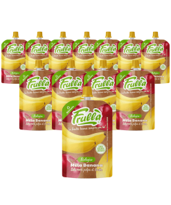Frutta Frullata Mela Banana Biologico - Pack 18 Pezzi