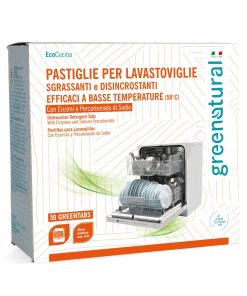 GreenTabs Lavastoviglie Formato Family 50 pastiglie | Greenatural