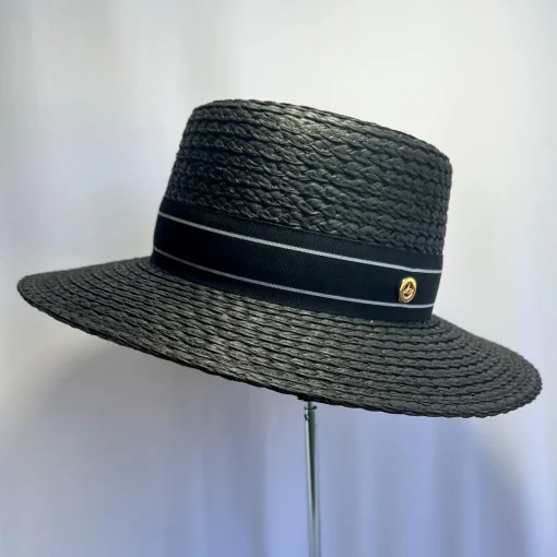 Cappello a Tesa Media Colore Nero - immagine 2