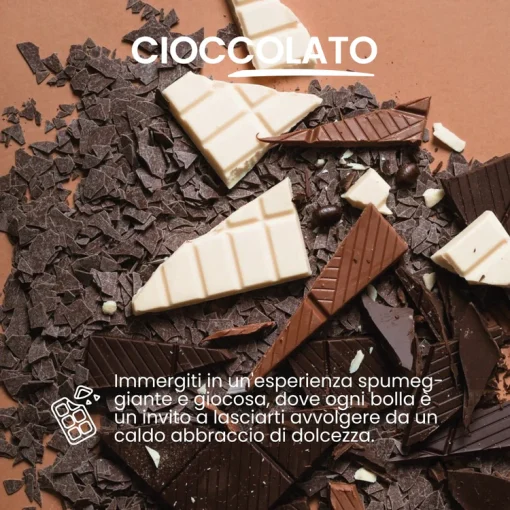 Caramella Bomba Da Bagno CIOCCOLATO GIANDUIA I Senso Naturale - immagine 3