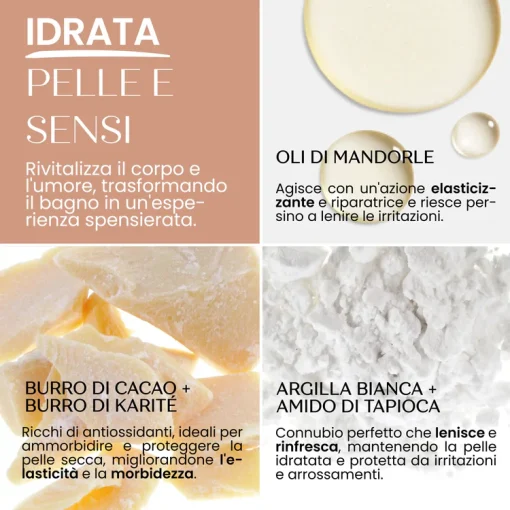 Caramella Bomba Da Bagno CIOCCOLATO GIANDUIA I Senso Naturale - immagine 5