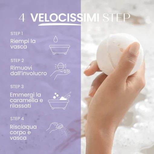 Caramella Bomba Da Bagno FRUTTI DI BOSCO I Senso Naturale - immagine 6