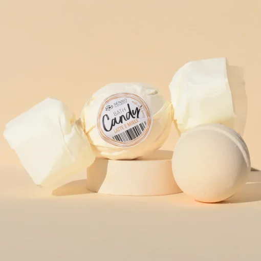 Caramella Bomba Da Bagno LATTE e MIELE I Senso Naturale