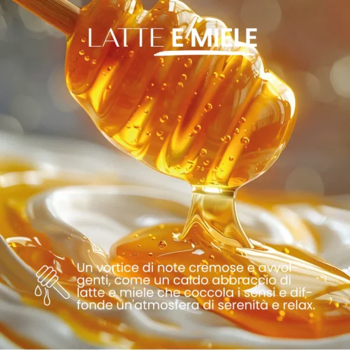 Caramella Bomba Da Bagno LATTE e MIELE I Senso Naturale - immagine 2
