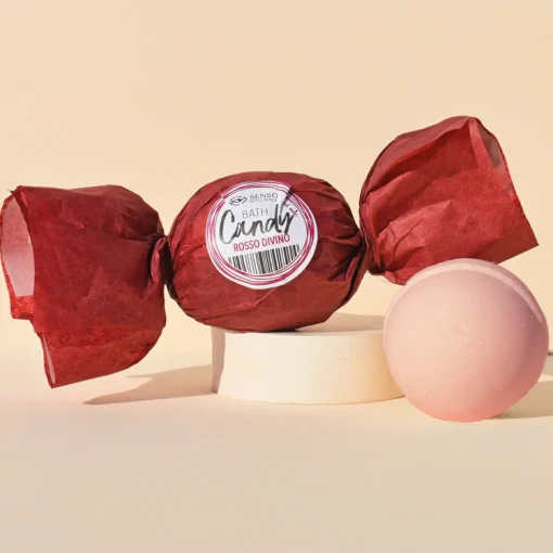 Caramella Bomba Da Bagno ROSSO DIVINO I Senso Naturale